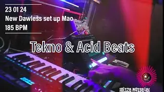 Tekno Acid Core & House | 185 BPM | TR-8S 2024 🎶🎧