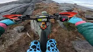 Rattling around in the neighbourhood on the KTM Freeride Electric