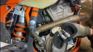 KTM 250 350 450 exc-f cam chain tensioner (mechanical) replacement DIY. Cold start issue fix.