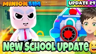 🎒📚 NEW SCHOOL UPDATE NOW IN MINION SIMULATOR!!!! ROBLOX 😱