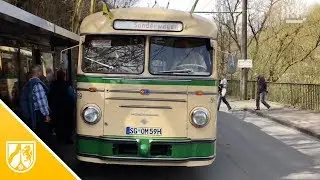 Historischer Obus 59 auf Rittertour in Solingen