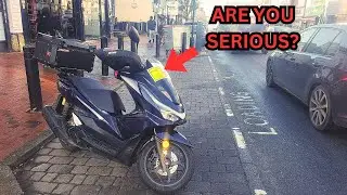 Bike upgrades, delivery life and my first parking ticket