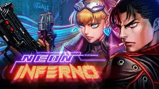 Neon Inferno. PC Game. No Damage Walkthrough
