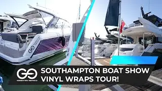 Southampton International Boat Show 2023 Vinyl Wraps Tour