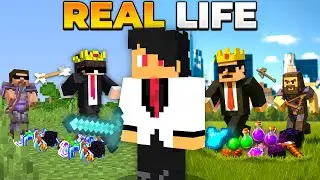 I Joined a 'REAL LIFE' Only Minecraft SMP