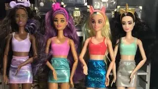 Barbie: Cutie Reveal Fantasy Series Rebody and Restyle with Skin tone matches