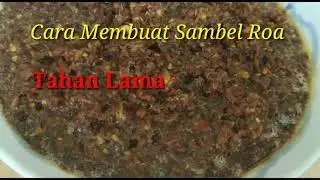 Cara Membuat Sambel Ikan Roa|Tahan Lama||Maritha Danun