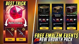 😍Get Free  Mythic Emblem | Got Upgradable Guns Best Trick | Mythic Forge Is Here |PUBGM