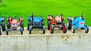 New Tractor Unboxing - Mahindra Sonalika Ford Ace Kubota Toys | 4WD Tractor | Scooty | Bus | CS Toy