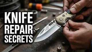 BROWNING KNIFE REPAIR AND NO NAME KNIFE REPAIR GARAGE SALE KNIFE REPAIR