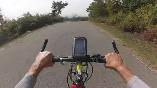 High Point, NJ Monument to Lake Marcia downhill footbike run