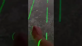 Floor leveling find high and low spots in seconds using 45 degree laser