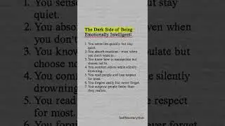 The dark side of being emotionally intelligent