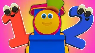 Bob le train | Chanson de Numbers | apprendre les chiffres | 3D Rhymes | Bob The Train | Number Song