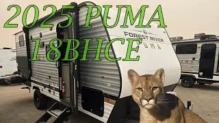 2025 PUMA 18BHCE (Small, Dbl Bunks, U-shaped dinette 🍽)
