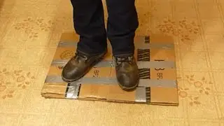 How to Make an Anti-Fatigue Standing Mat Using a Cardboard Box
