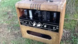 1953 Valco Supro Comet 1610 Tweed Combo (реставрация и демонстрация)