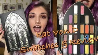 Kat Von D Holiday Collection - Swatches & Review!