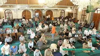 موعظة الإمام زين العابدين في يوم الجمعة في مسجد النبي محمد صلى الله عليه واله وسلم .