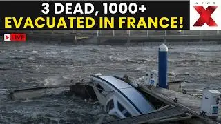 France Floods LIVE | France Grapples with Storm Nils Floods, 450,000 Homes Without Electricity