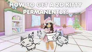 КАК получить 2D-котенка навсегда! И КАК ОТКРЫТЬ НЕСКОЛЬКО 2D-КОРОБОК в Adopt Me!