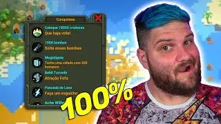 Completei 100% dos Desafios em WorldBox