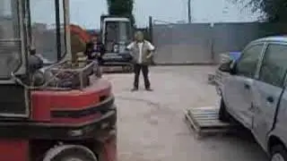 Model for sculpture Car-crash