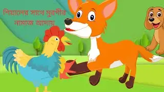 শিয়ালের সাথে মুরগির নামাজ আদায় করার অদ্ভুত অভিজ্ঞতা /siyal morgi .fox hen#funny
