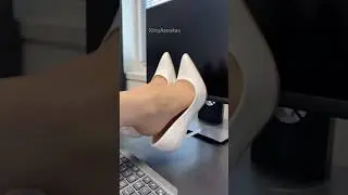 When boss says no shoes on desk - KittyAstrakan