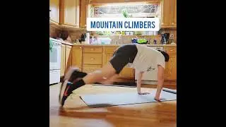 Mountain Climbers Exercise Tutorial: Total Core Strength #athomeworkout #personaltrainer #abworkout