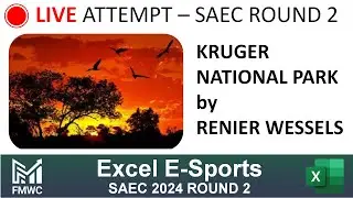 Live attempt at Round 2 of the 2024 South African Excel Championship (SAEC)