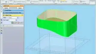Solid Edge Training Fundamentals adding Draft from Edge