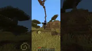 This Enderman is not going up the long tree. #shorts #minecraft #enderman