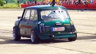 Mini Cooper + Hayabusa Motor Engine 1/4 Mile Drag Race Viertelmeile Beschleunigungsrennen Accele