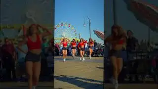 Dance girls perform &ldquo;Girl Like Me&rdquo; by Shakira on Santa Monica Pier
