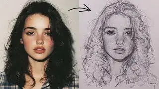 How to make a face with the help of a pen 