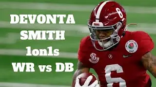 Devonta Smith 1on1s Breakdown WR vs. DB