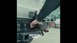 80 Series Landcruiser Rear Bar Wheel Carrier - By Rockarmor