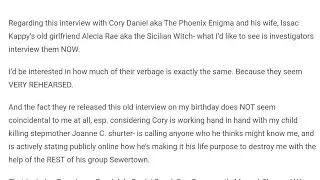 David Shurter LIVE-My Opinion of Shawn Attwood ReReleasing Cory Daniel's Interview About Issac Kappy