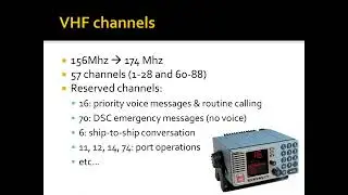 Marine VHF Communication basics : VHF radio channels