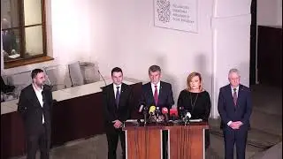 Tisková konference hnutí ANO