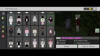 Minecraft cosmetic skinpack!!