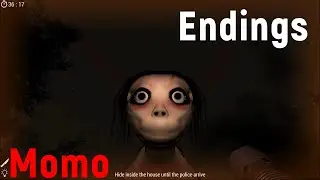 Momo Прохождение игры на все концовки!