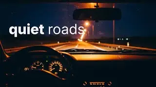 Night Drive Music for Quiet Roads | Slow Rock Mix
