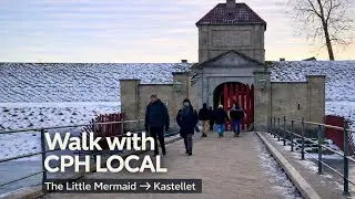 Winter Walk in Copenhagen 2026 🇩🇰 | The Little Mermaid to Kastellet | POV Walking Tour