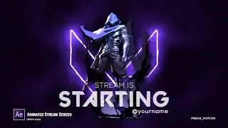 Animated VALORANT Screens for Streaming! - Intro animation - Free presets - After effects tutorial