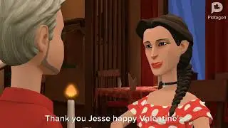 Taylor and Jesse&rsquo;s Valentine&rsquo;s Day date plotagon video