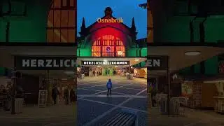 Вокзал Оснабрюка предновогодний красота Osnabr&uuml;k HBF #deutschland #osnabr&uuml;ck #красота