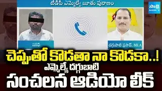 ఎమ్మెల్యే దగ్గుపాటి బూతు పురాణం | TDP MLA Daggubati Prasad Audio Leak Goes Viral | Sakshi TV