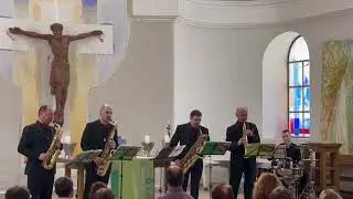 Mike Mower Jazz Waltz -  Kyiv SAX quartet, I.Shenko